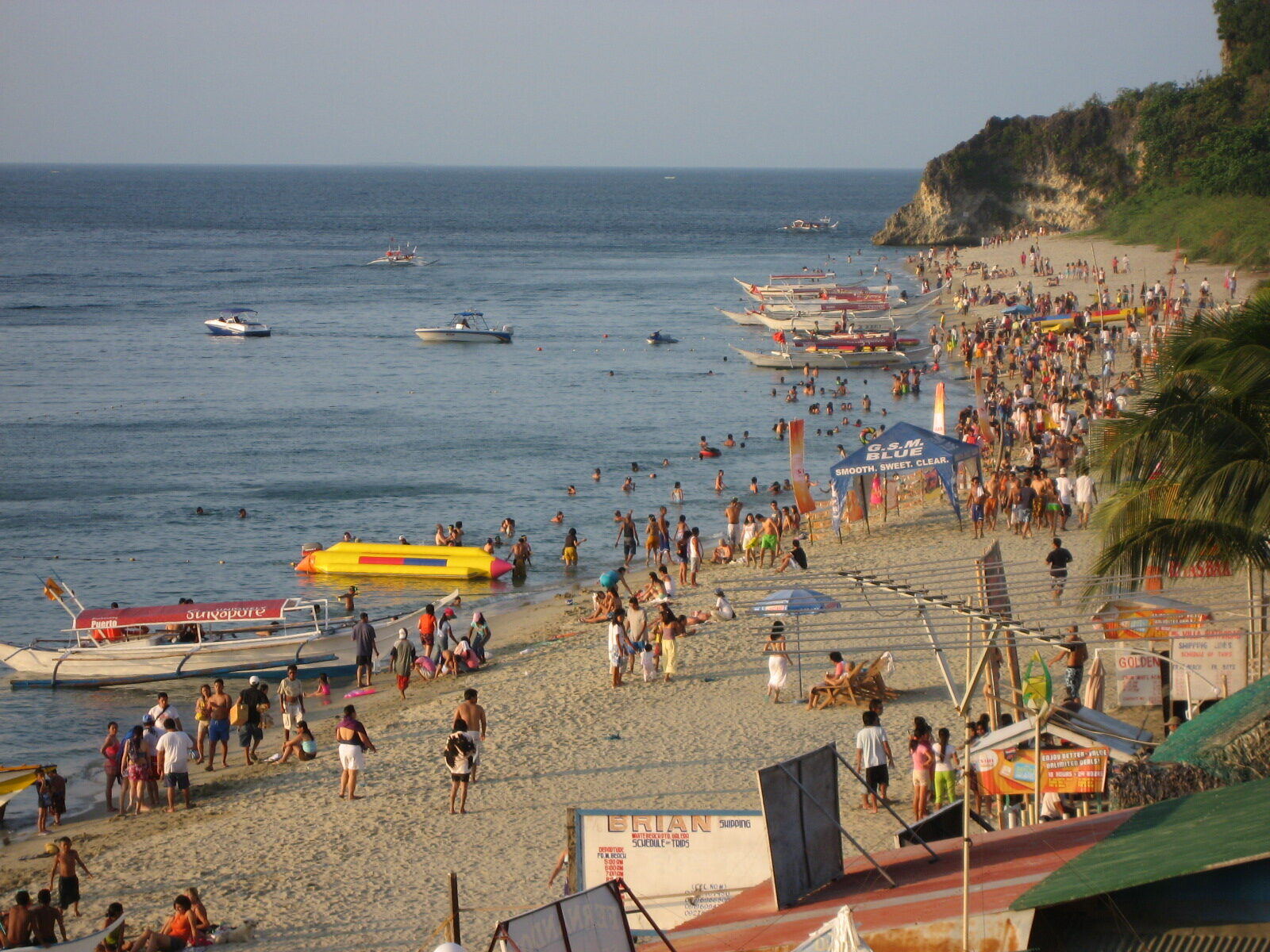 Sunset over White Beach, Puerto Galera